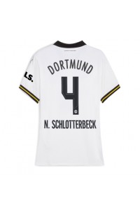 Fotbalové Dres Borussia Dortmund Nico Schlotterbeck #4 Dámské Třetí Oblečení 2024-25 Krátký Rukáv